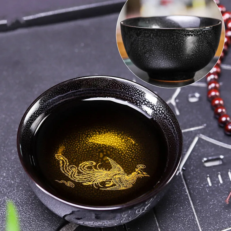 Чайная чашка Феникса ручной работы маленькие миски посуда для напитков в печи