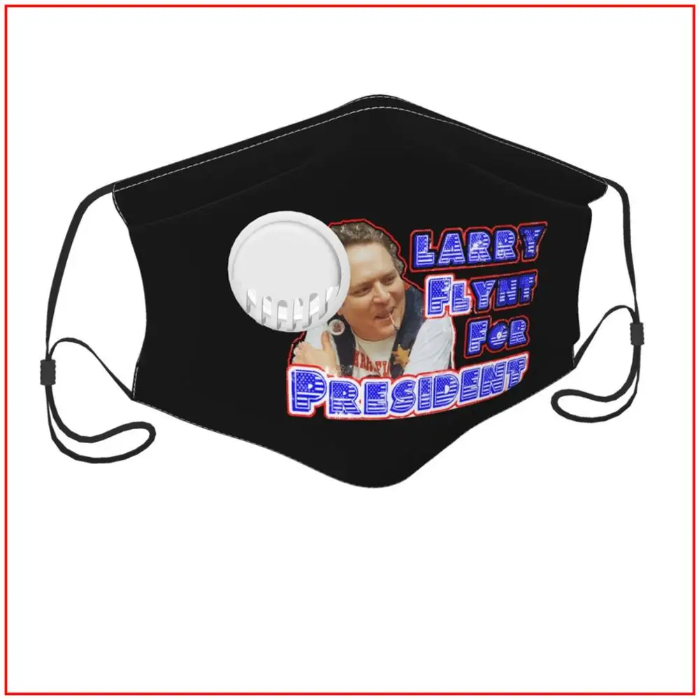 

LARRY FLYNT AND HIS VINTAGE PRESIDENTIAL CAMPAIGN Kids Men Women face mask Masbaar Virus Cool Washable Facemasks for Filter