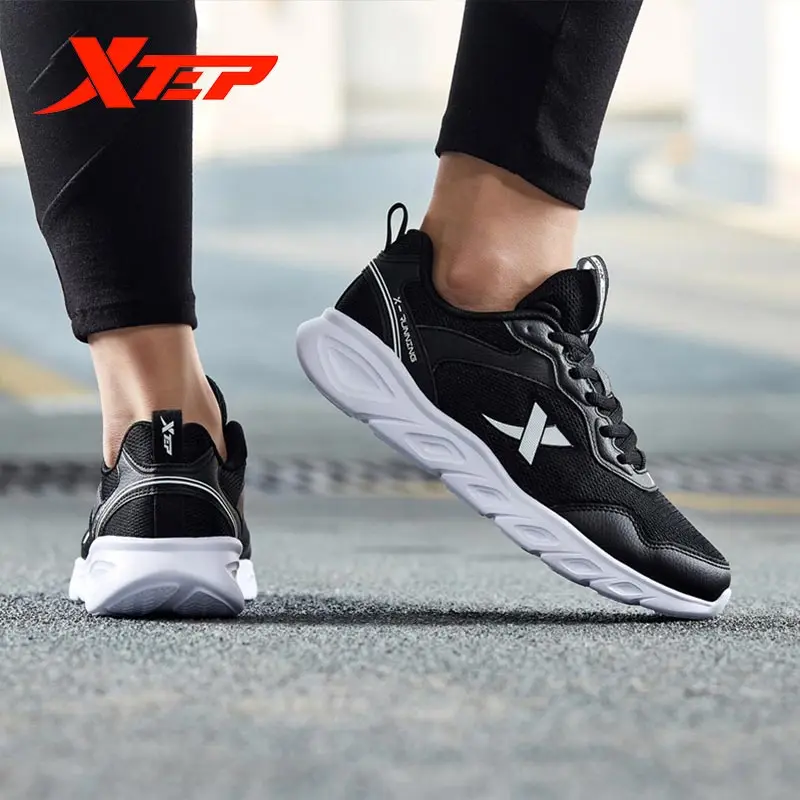 

Xtep Casual Sneakers Mesh Comfortable Lightweight Running Shoes Shock Absorbing Women's Running Shoes 880118115036