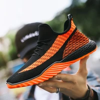 mens footwear 2021 mens breathable casual shoes running mens shoes comfortable non slip front lacing mesh cloth shoes 98
