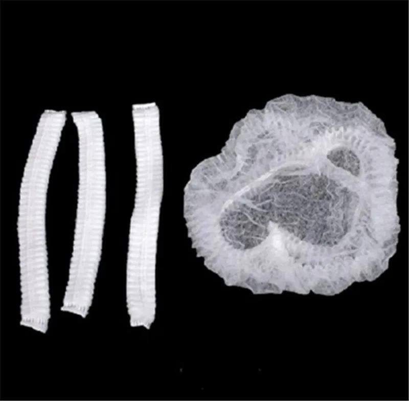 10 шт. чистая одноразовая шапочка для спа-салона ванной комнаты Нетканая