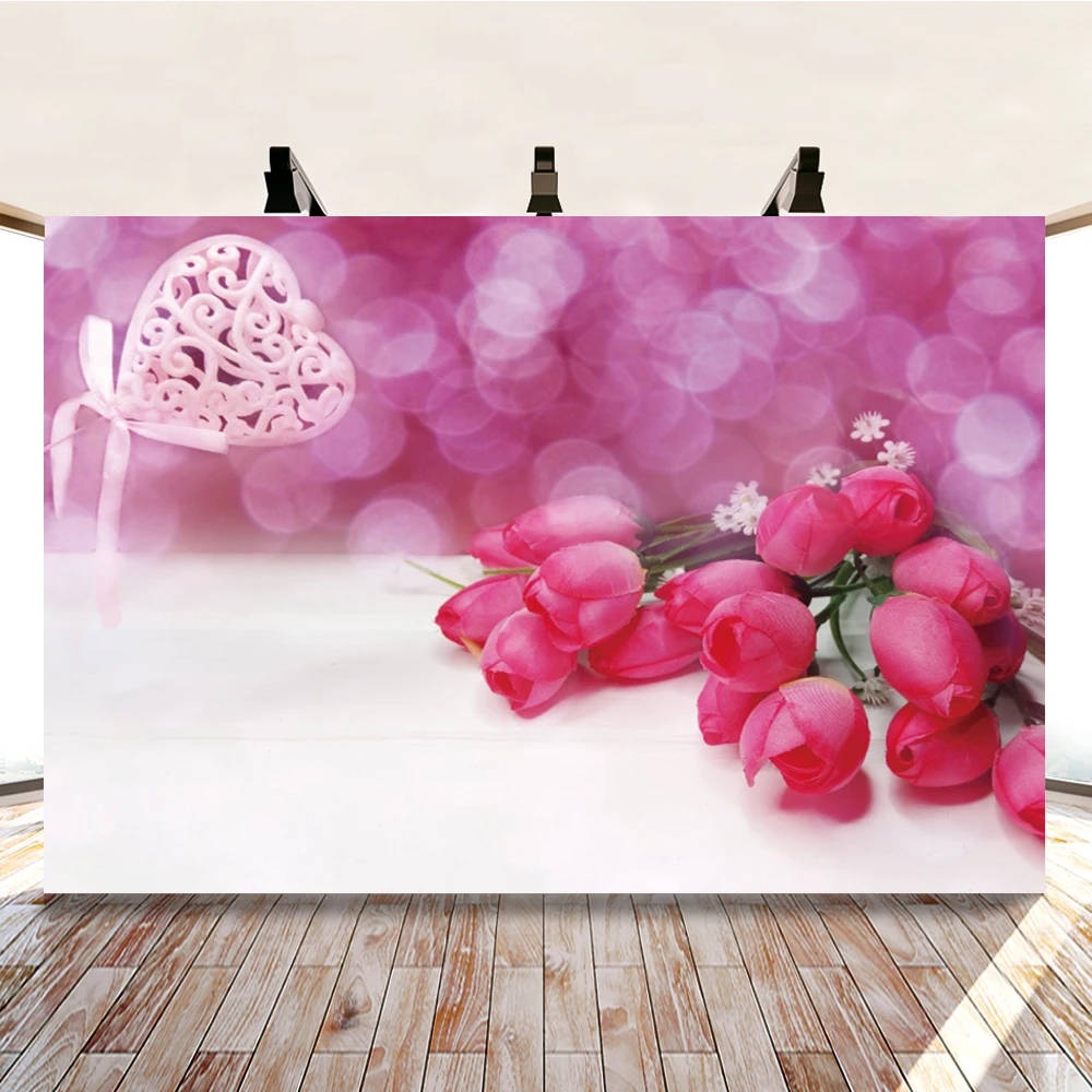 

Yeele Valentine's Day Photocall Flowers Light Bokeh Photography Backdrop Photographic Decoration Backgrounds For Photo Studio