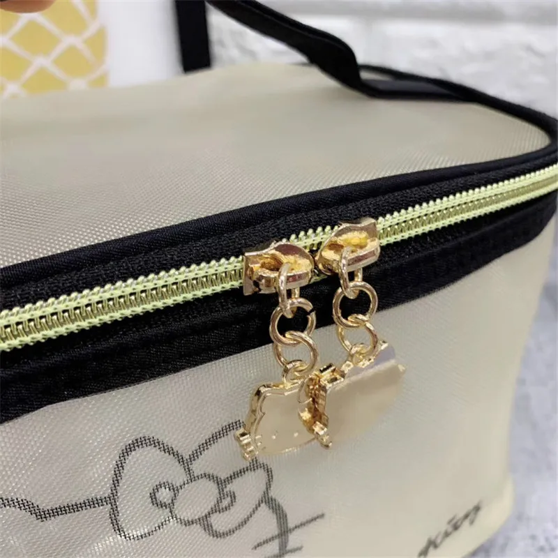 Женская сумка HELLO KITTY сетка для стирки Сетчатая Сумка модная пляжная складная