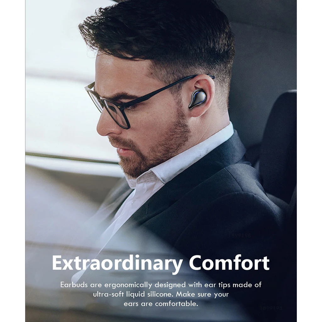 

Wireless TWS Bluetooth 5.0 Earphones In-Ear Headphone 9D Stereo Sports Waterproof Earbuds Headsets Mic With Charging Box