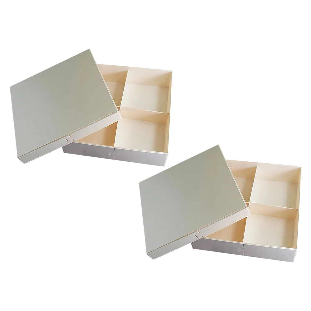 

2 шт., многофункциональные деревянные коробки для хранения тортов