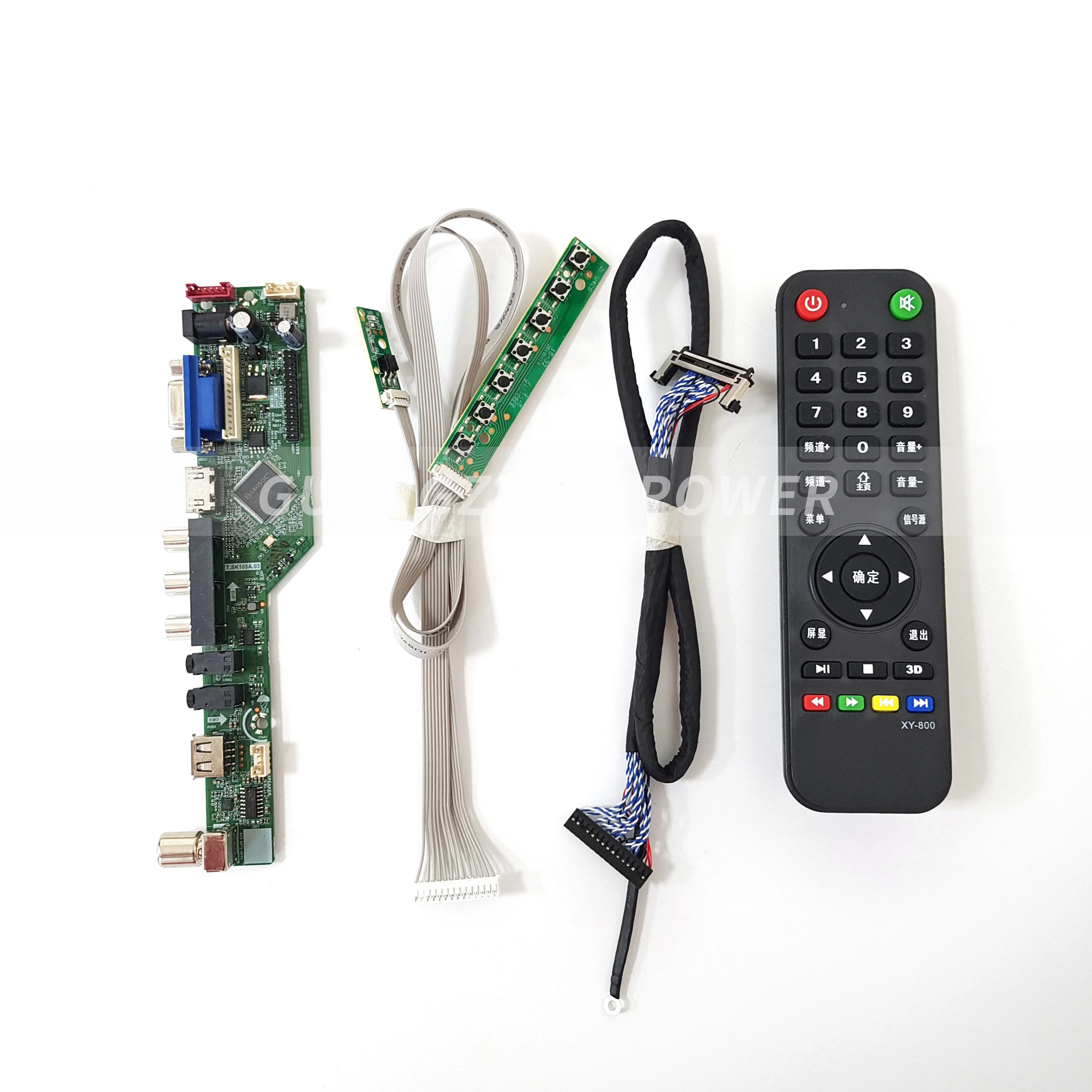 New TV56 Board Kit for M190PW01 V.0 V0 V1 V.1 TV+HDMI+VGA+AV+USB LCD LED screen Controller Driver | Компьютеры и офис