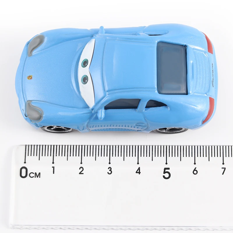 

Disney Pixar Racing 2 3 Golden Thunder McQueen Sally 1:55 Alloy CarStorm Ramirez Entertainment Children's Birthday Christmas Gi