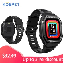 Smartwatch Man KOSPET ROCK Rugged Smart Watch Full Touch Fitness Tracker Bluetooth Waterproof Male W