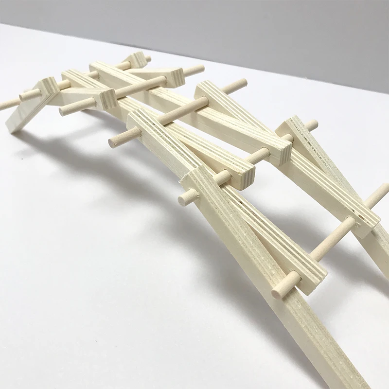 Физический эксперимент наука Детские DIY Развивающие игрушки деревянные мост