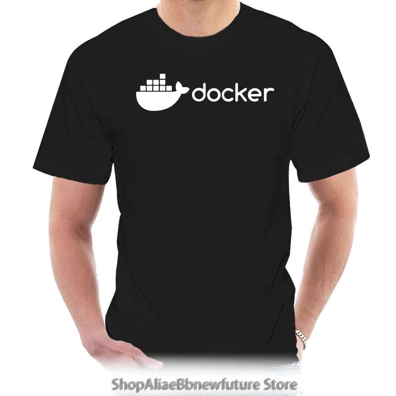 

T Shirt Men Short sleeve tshirt Docker White Edition Logo Unisex Women t-shirt 7441Y