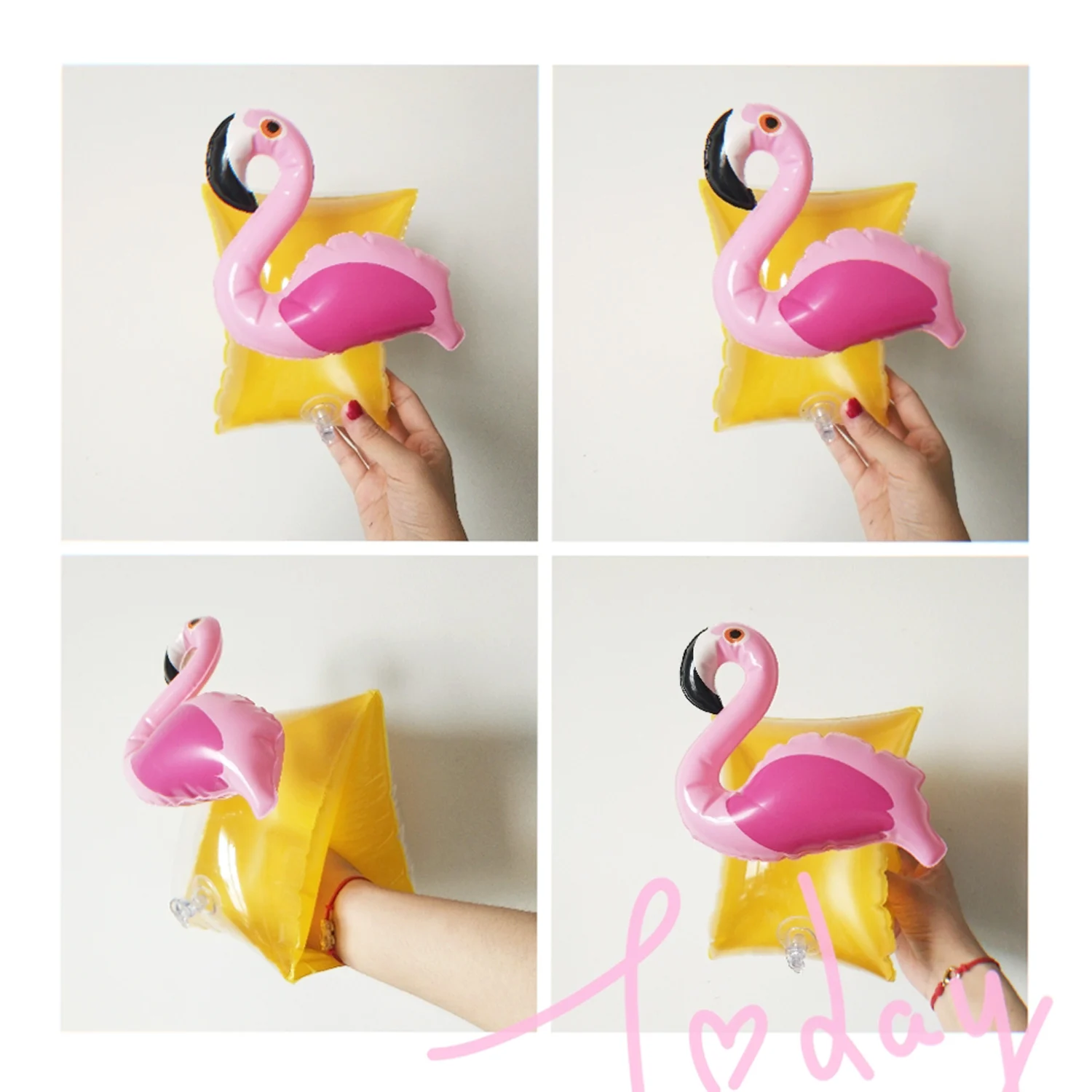 1 пара очаровательные надувные рулоны единорог фламинго круг рукав поплавки