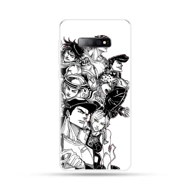 

JoJo's Bizarre Adventure anime Phone Case For Samsung Galaxy S5 S6 S7 S8 S9 S10 S10e S20 edge plus lite cover funda shell
