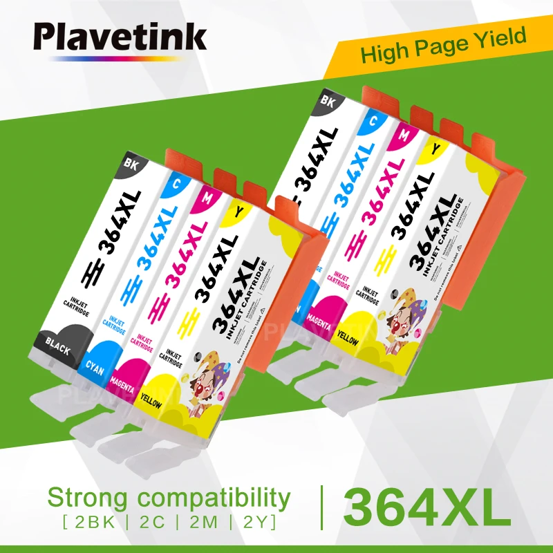 

Ink Cartridges for HP364xl for HP 364 364XL FOR Photosmart 5520 6510 6520 7510 B109 B110 B209 C310 C410 Printers