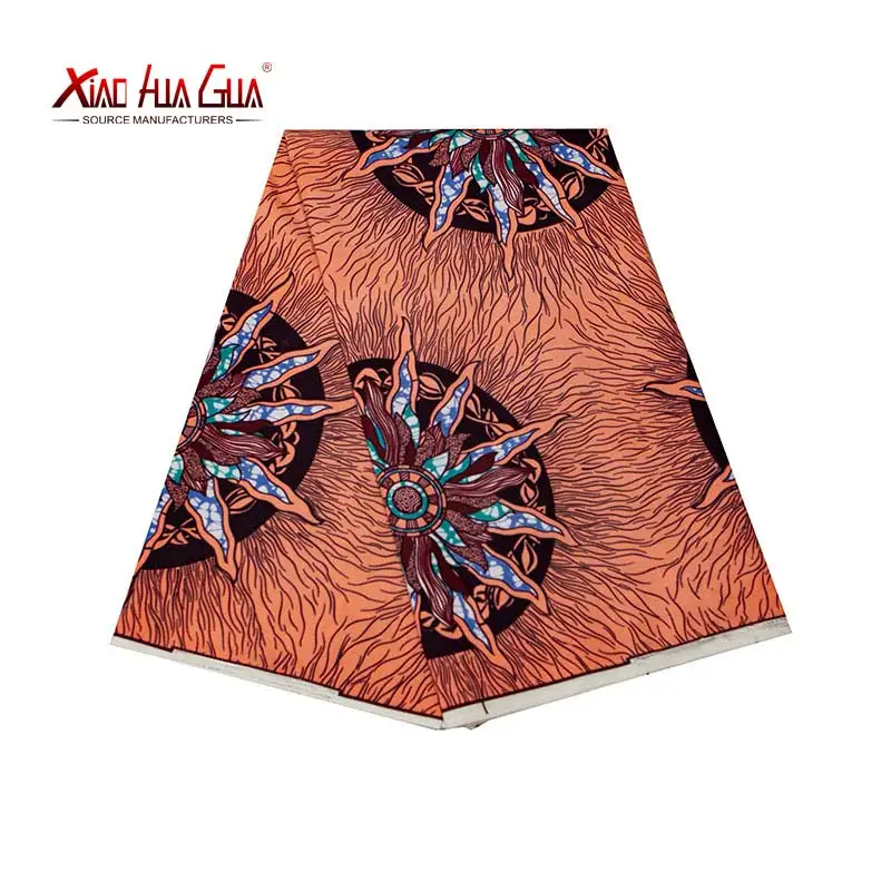 

Ancara Fabric African Polyester Printed African Floor-Coat Wax High Quality 6 yards/lot African Fabric Clothing FP6276
