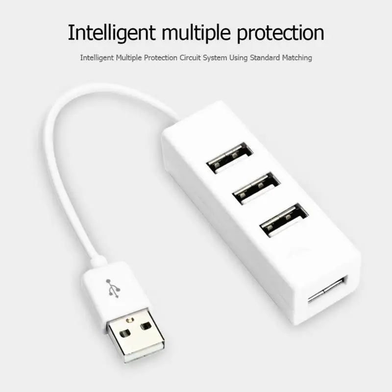 4 USB 2 0 мульти разветвитель 480 М Портативный расширитель для настольного