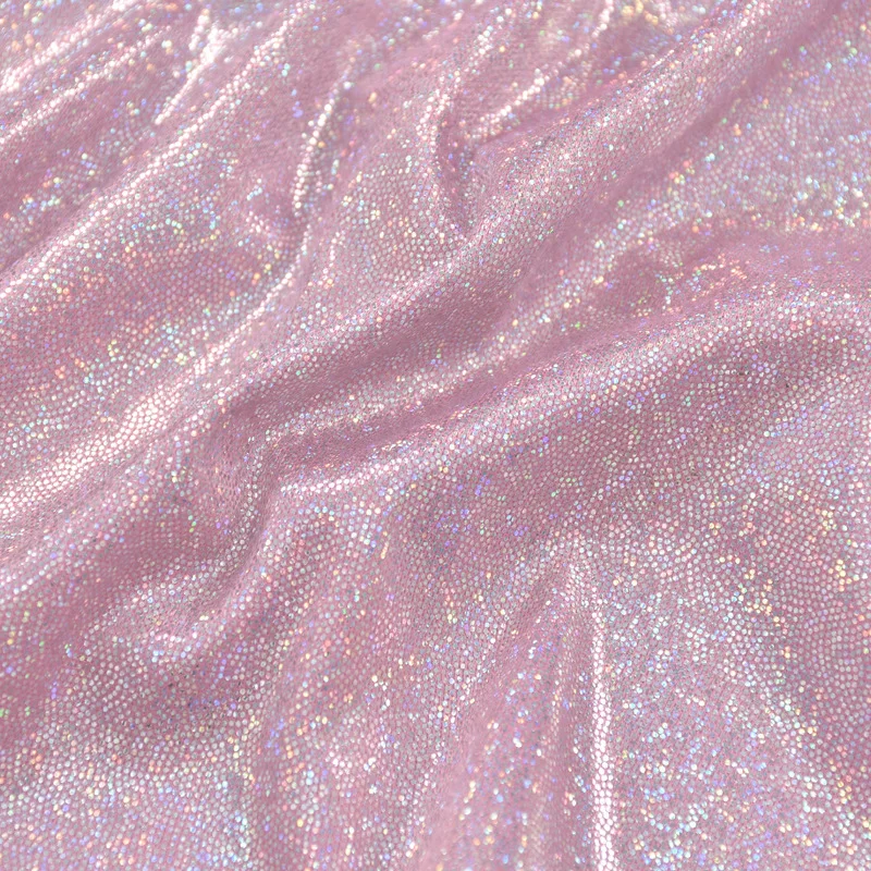 2021 Блестящий розовый комплект из двух предметов сказочное платье-чулок летняя