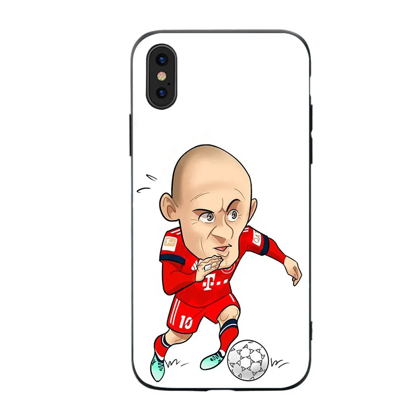Чехол для телефона Football Lewandowski Мягкий Силиконовый Модный чехол Iphone 6 6S 7 8 Plus X XS XR 11