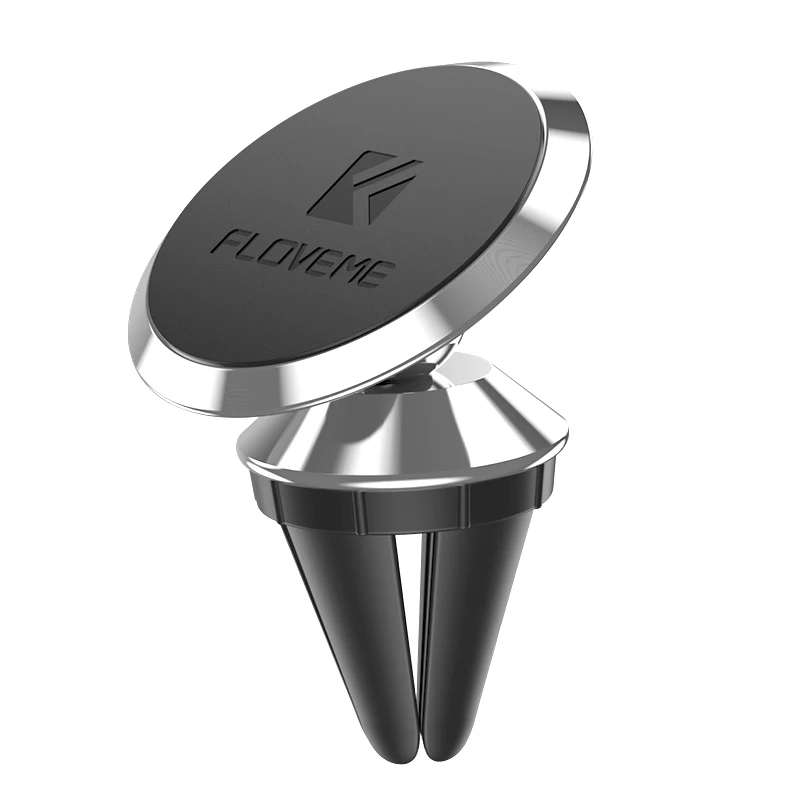 1 Piece Silver 3 FLOVEME Универсальный Автомобильный держатель для телефона Магнитный держатель для мобильного телефона для телефона в автомобиле подставка для iPhone X магнитный держатель на вентиляционное отверстие - Цвет: 1 Piece Silver 3