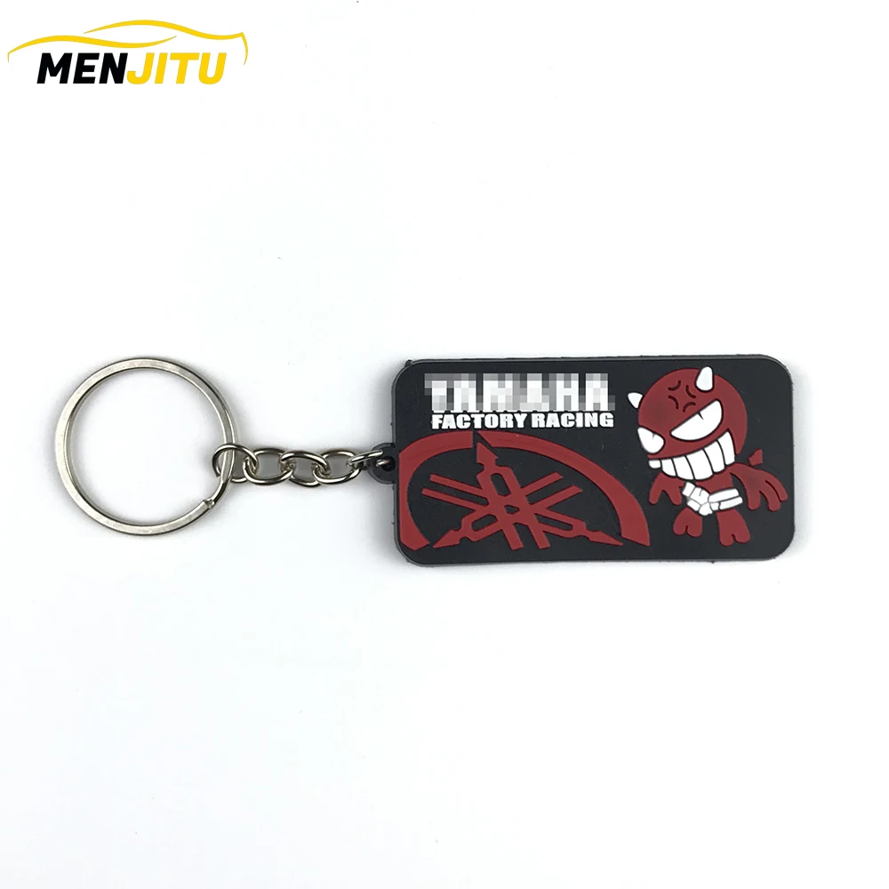 3D Motorcycle Accessories Motorcycle KeyChain Rubber Motorcycle Key Chain For DUCATI Honda Kawasaki Harley Suzuki Yamaha model