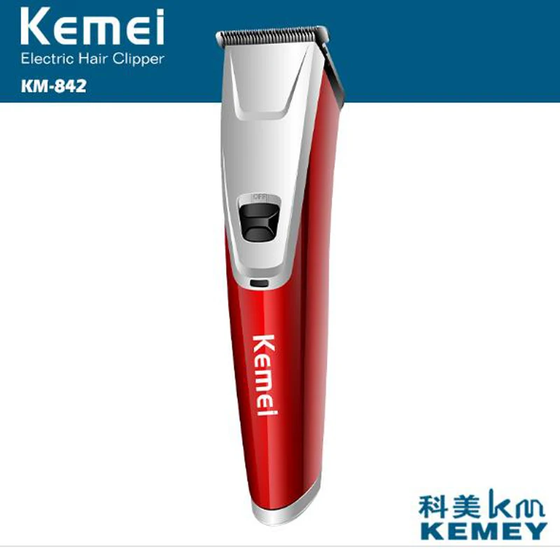 

kemei rechargeable electric Hair Trimmer KM-842 cordless electric Hair Clipper hairCutter hairdresser beard trimmer sideburn