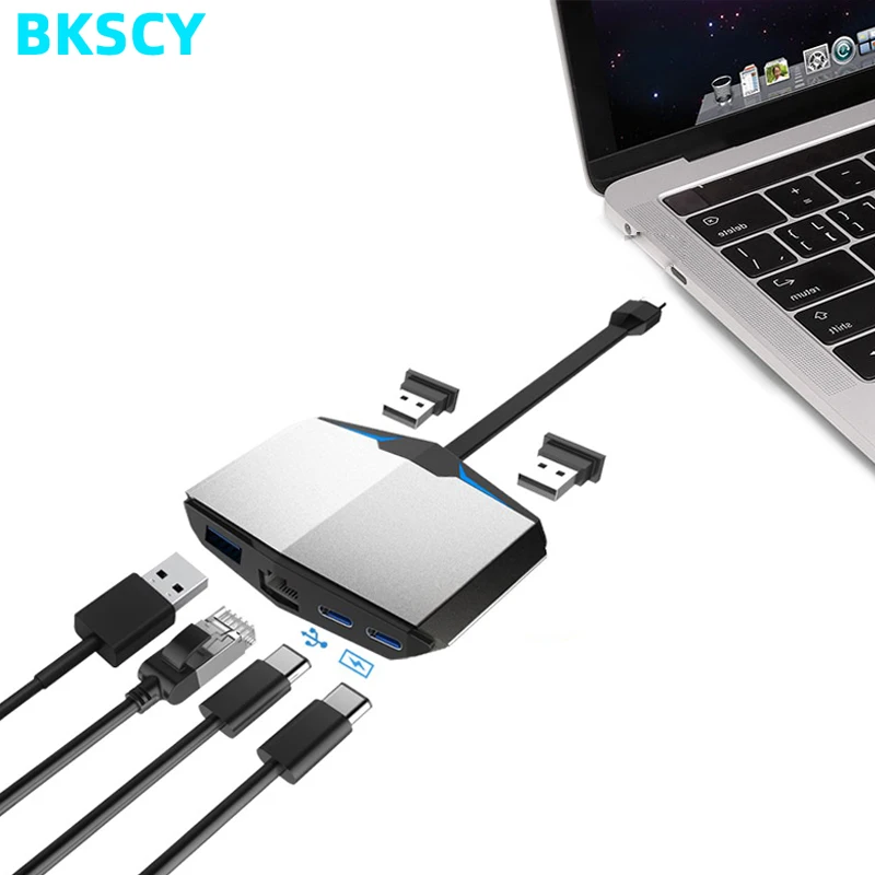 Док станция Bkscy для MacBook Pro USB 3 0 HDMI порта|USB-хабы| |