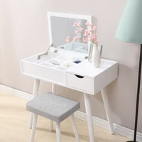 2021 dressing table nordic home furniture bedroom storage cabinet wooden vanity table dressers makeup organizer office desk hwc