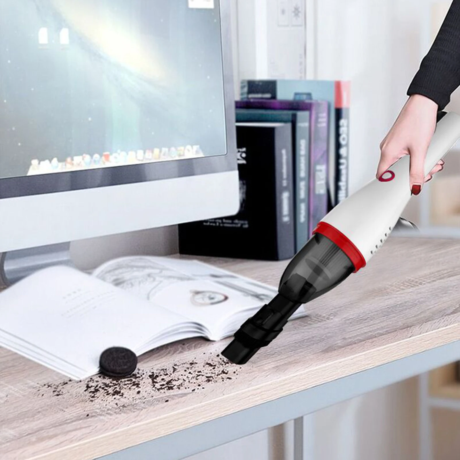 

Home and Car Cleaning 6000pa Powerful Suction Rechargeable Hand Held Vacuum Cordless Cleaner Portable Handheld Vacuum Cordless