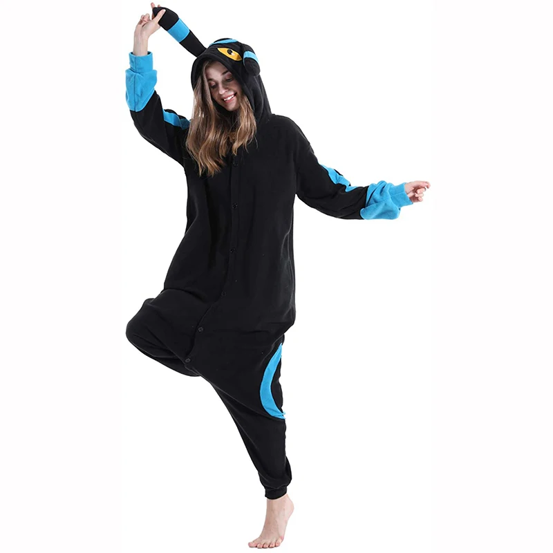 

Funny Women Onesie Pajama Cosplay Costume Kigurumi Anime Onsie Homewear Fleece Full Body Sleepwear Party Men One-Piece Pijama