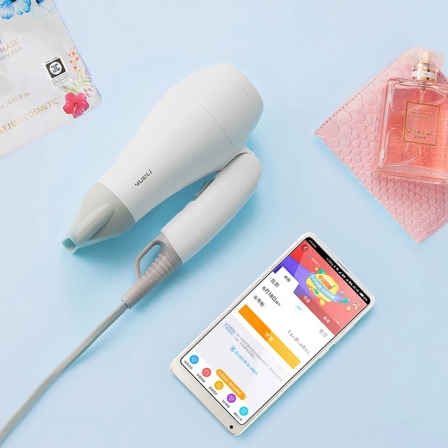 2019 XIAOMI YOUPIN MIJIA YUELI фен для волос Домашний 1200 Вт Профессиональный Быстросохнущий
