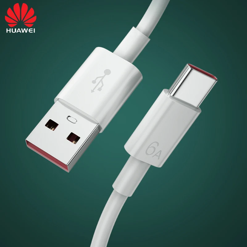 Оригинальный кабель Huawei 6A Тип C 66 Вт Supercharge Usb линия передачи данных для Mate 40 30 20 Pro