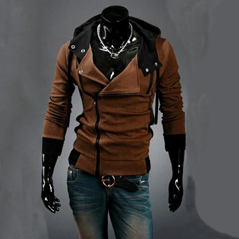 masculino zíper streetwear cardigan hoodies outerwear preto jaqueta com capuz