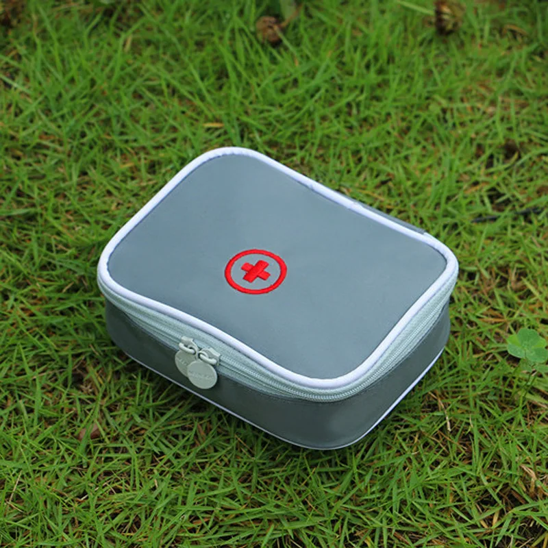 

Mini Portable Medicine Carry-On Bag First Aid Kit Waterproof And Dustproof Pill Storage Travel Outdoor School Bag