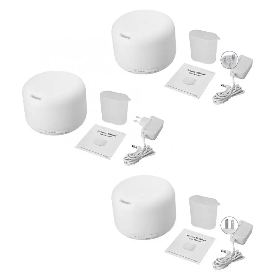 

13W 500ml Essential Oil Diffuser Humidifier Aromatherapy Fragrant Oil Vaporizer Humidifier 7 LED lights Humidifier 50mL/h
