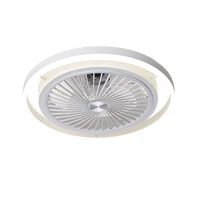 modern ceiling fan with led light and control negative ion purification fans lamp lights loft silent decoration for bedroom 50cm