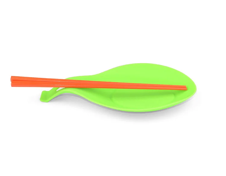 1 шт. термостойкий силиконовый коврик в виде ложки|Подставки под ложку и