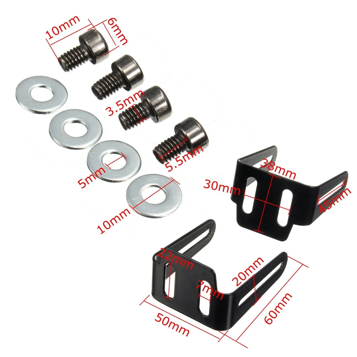 Пара Универсальный 2 5 дюйма монолитный светодиодный туман светильник s Белый