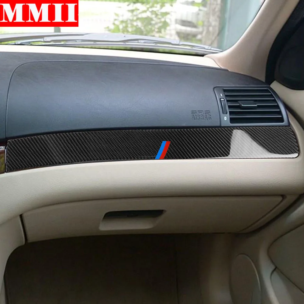 

Carbon Fiber Sticker For BMW 3 Series E46 1998-2005 Multiple Colors Copilot Central Control Dashboard Strip Interior Accessories