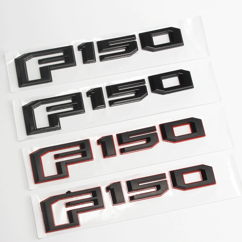 

3D 24CM Car Rear Trunk Badge Decal Styling for Ford F150 Logo F-150 Raptor Accessories ABS Auto Body Emblem Sticker Decoration