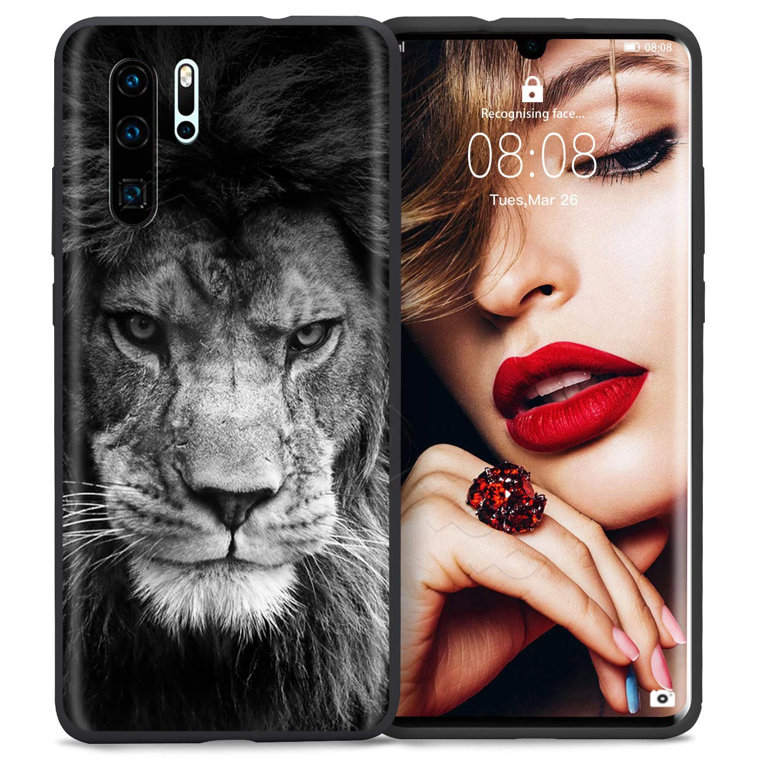 Webbedepp Лев Альфа Мужской чехол для Huawei P8 P9 P10 P20 P30 Lite Pro P Smart Z Mini