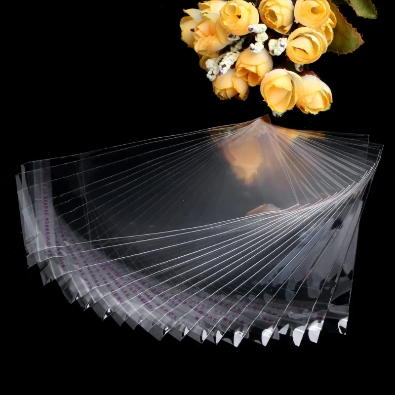 

New Clear Transparent Plastic Self Adhesive Seal Bag Resealable Poly Bags