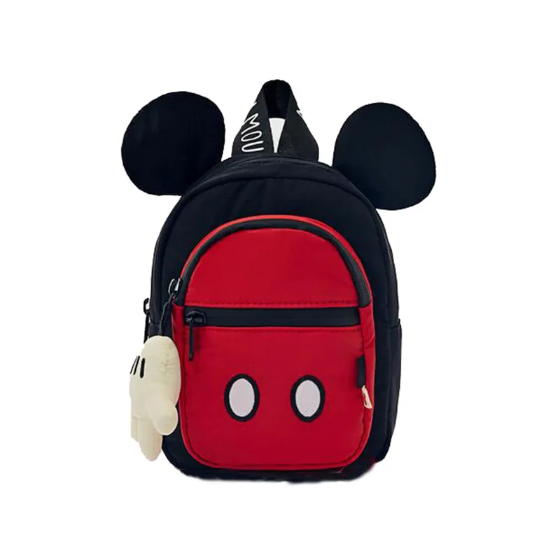 Миниатюрная школьная сумка Disney с Микки Маусом милый рюкзак для учеников