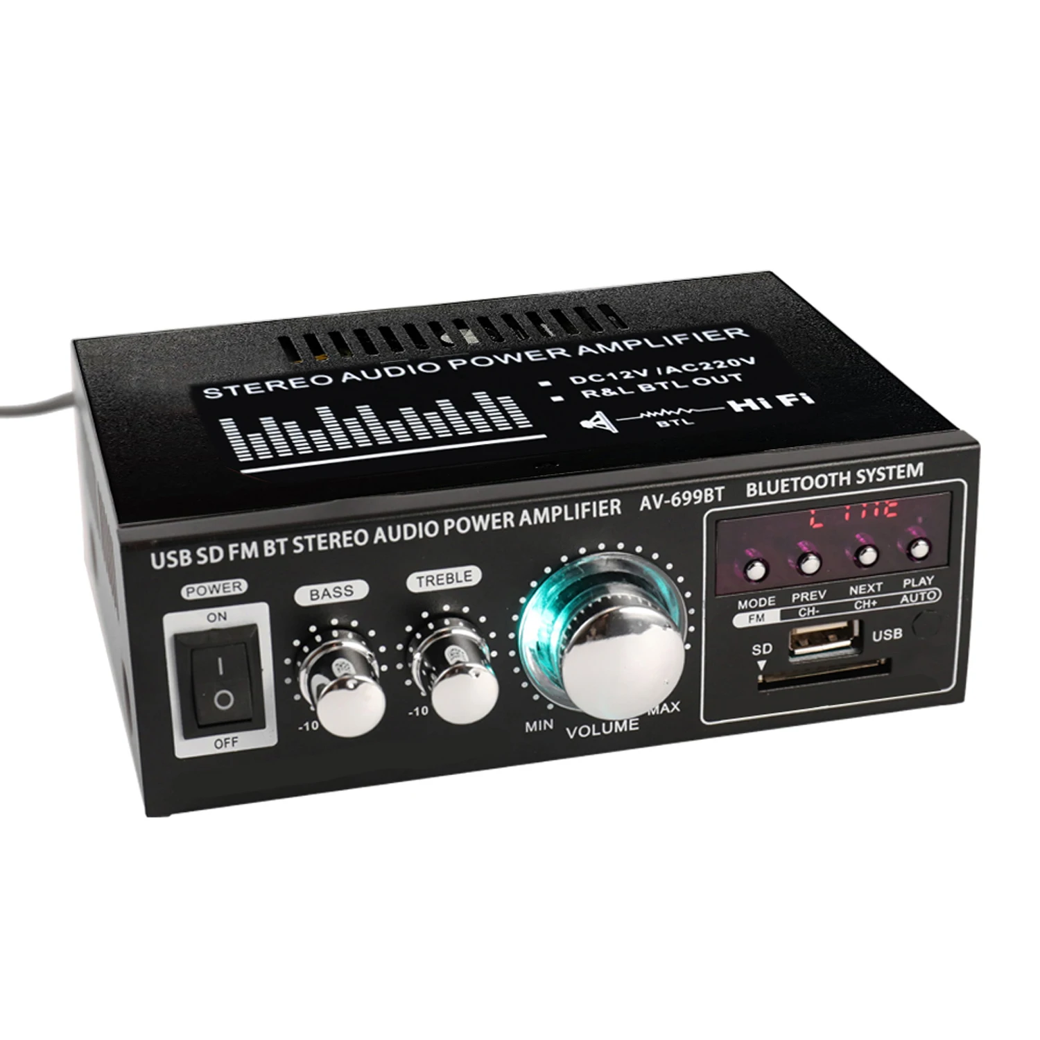 Мини усилитель мощности с ЖК дисплеем 400 Вт|Усилители мощности| |