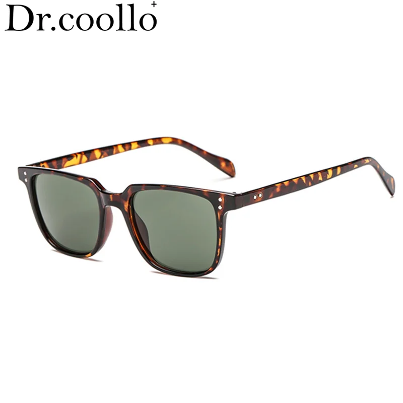 Модные квадратные солнцезащитные очки для мужчин и женщин ретро дизайн вождения