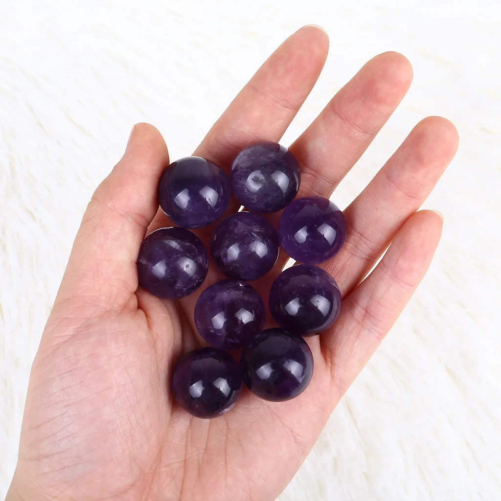 1 шт. Натуральный аметистовый кварцевый шар крупный красивый кристальный шар для исцеления фиолетовый камень магическое украшение для дома.