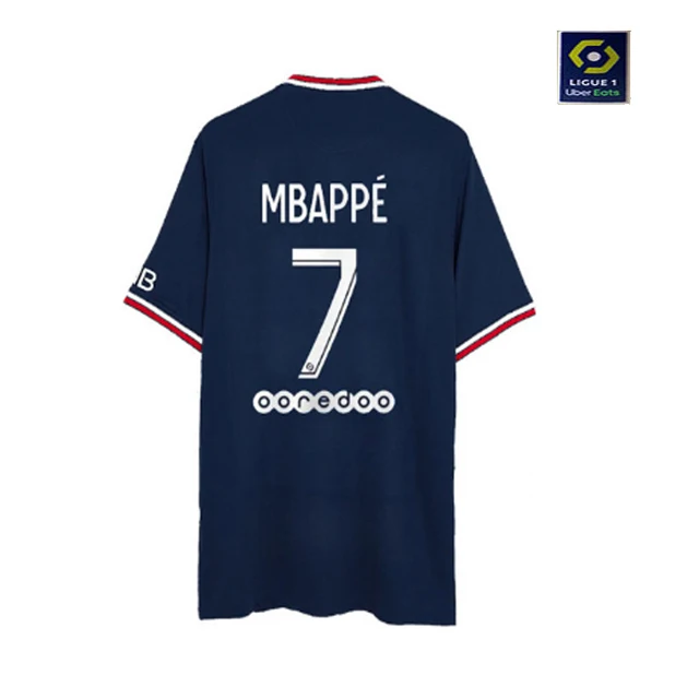 

Hot Sale Messi 2021 2022 PSG football jersey Ligue patch MBAPPE NEYMAR JR 21 22 adult Soccer shirts free shipping