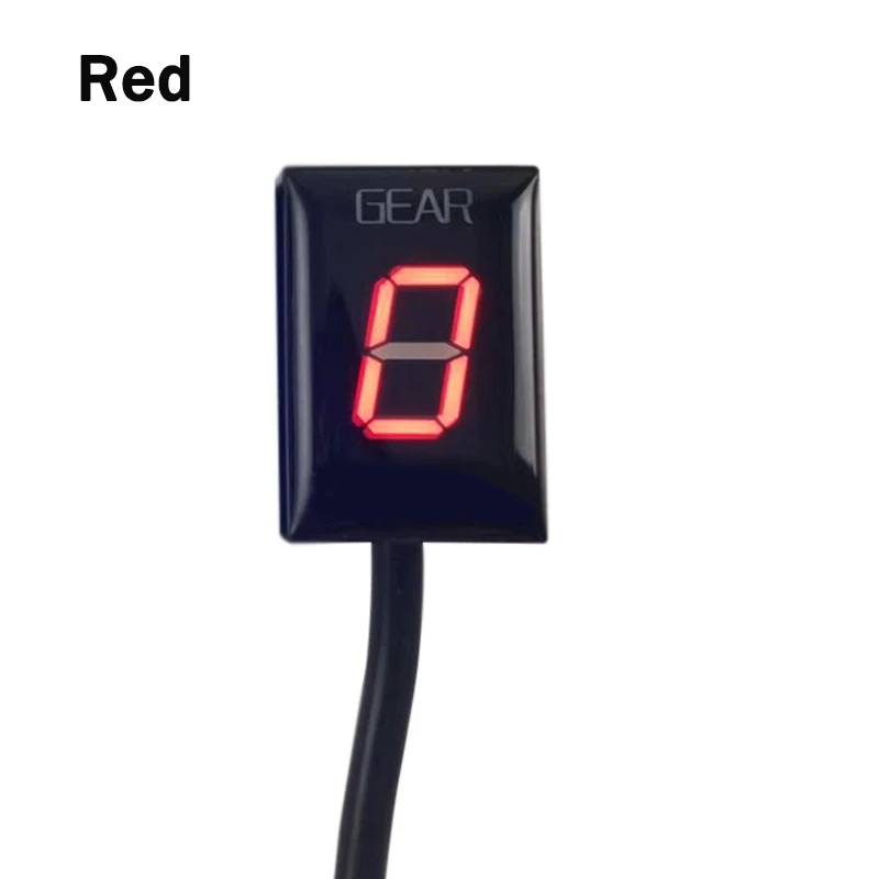 Мотоцикл светодиодный цифровой дисплей шестерни 1-6 индикатор скорости для Ducati