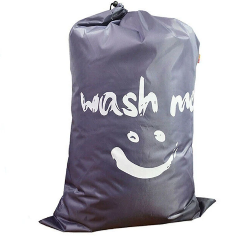 

Set Of 2 Extra Large Travel Linen Bags for Dirty Clothes Storage Bag with Drawstring Machine Washable Nylon Camping Laundry Bag