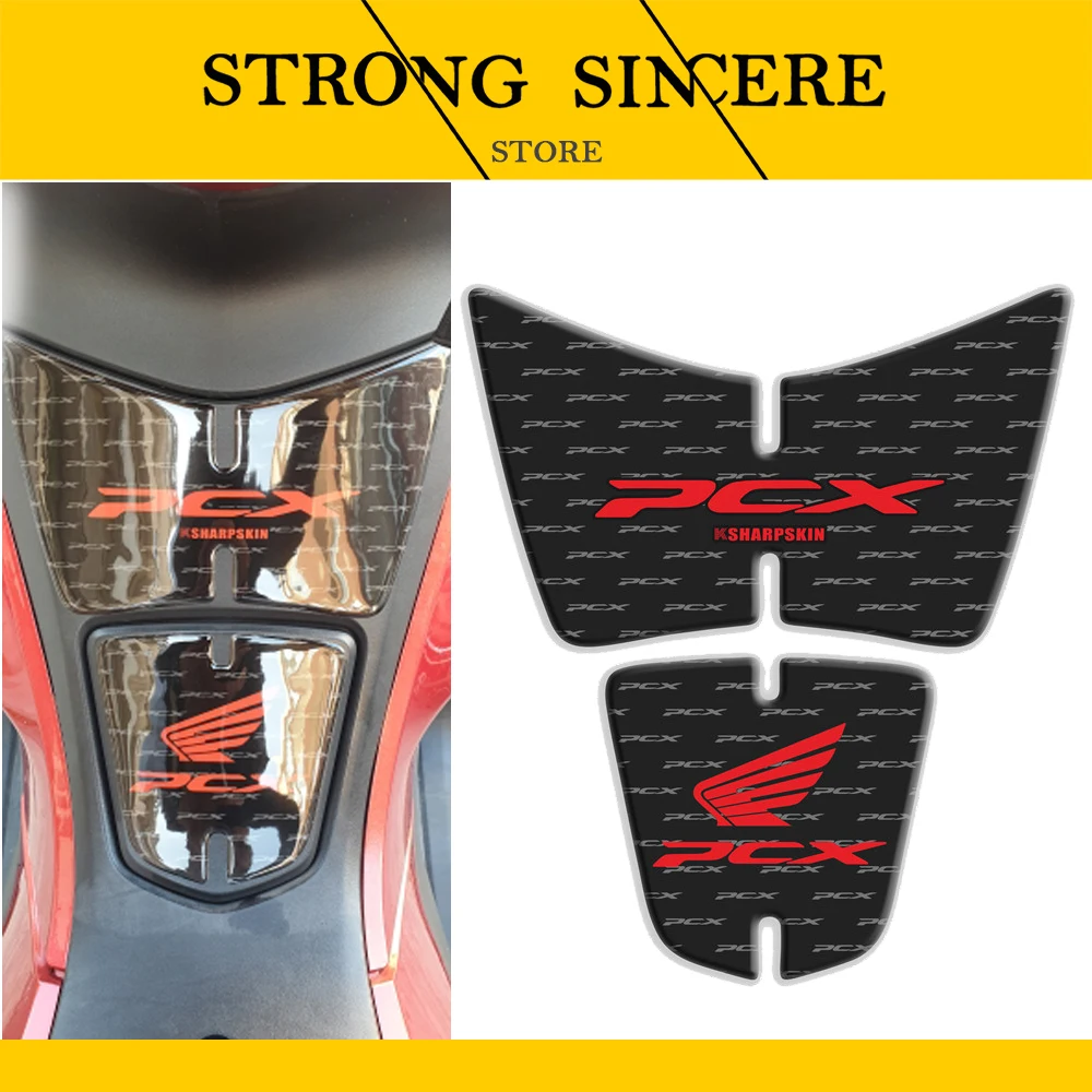 Мотоциклетная 3D обтекатель для газовой крышки защитная наклейка PCX 125 150 PCX125 PCX150