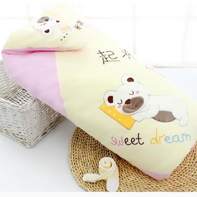 

Winter Autumn Newborn Baby Blanket Swaddle Sleeping Bag Kids Toddler Stroller Sleepsack keep warm Cartoon Design YTS009
