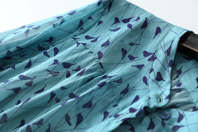 

Within 20 summer French girl pure elegant fog blue take a condole belt two-piece mulberry silk dress